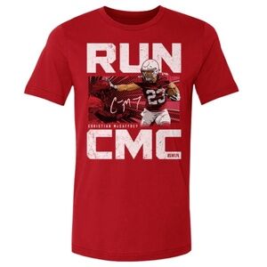 Christian McCaffrey San Francisco Shark Attack Youth T-Shirt